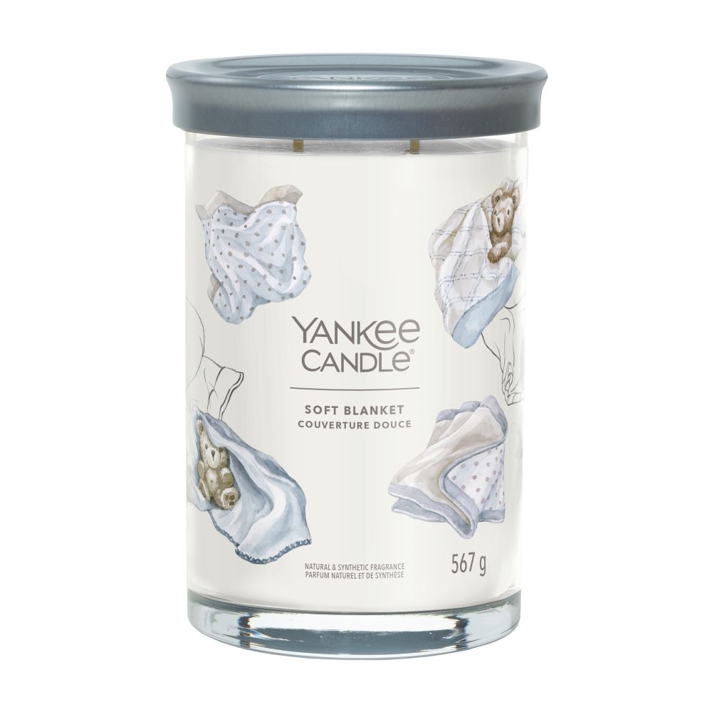 Yankee Candle® Signature Tumbler didelė žvakė – Soft Blanket™