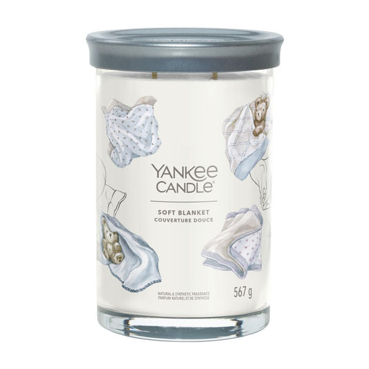 Yankee Candle® Signature Tumbler didelė žvakė – Soft Blanket™
