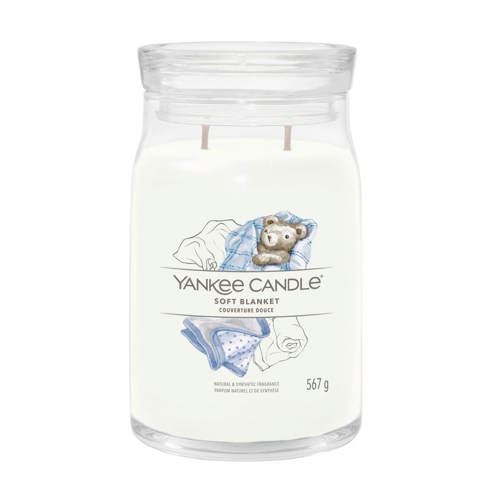 Yankee Candle® Signature didelė žvakė – Soft Blanket™