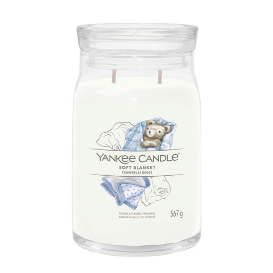 Yankee Candle® Signature didelė žvakė – Soft Blanket™