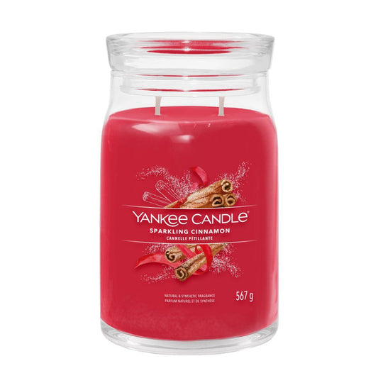 Yankee Candle® Signature didelė žvakė – Sparkling Cinnamon