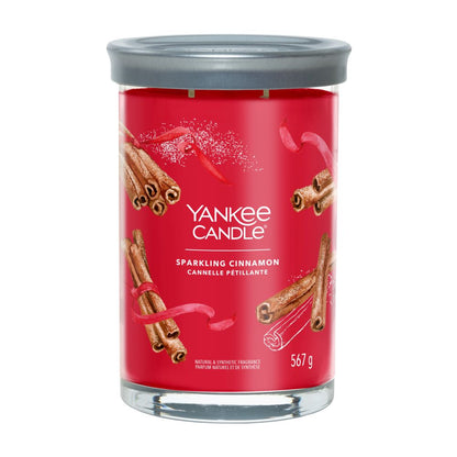 Yankee Candle® Signature Tumbler didelė žvakė – Sparkling Cinnamon