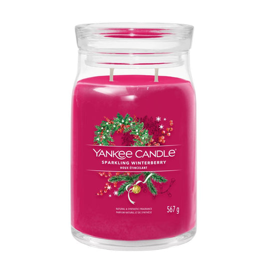 Yankee Candle® Signature didelė žvakė – Sparkling Winterberry