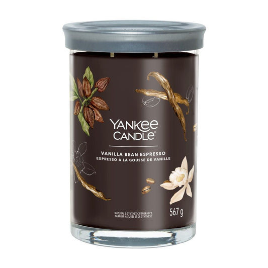Yankee Candle® Signature Tumbler didelė žvakė – Vanilla Bean Espresso