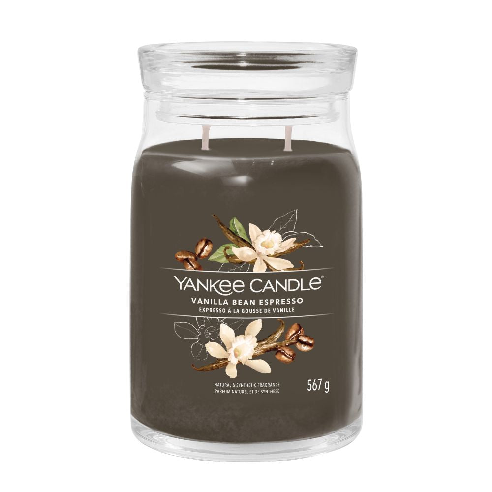 Yankee Candle® Signature didelė žvakė – Vanilla Bean Espresso