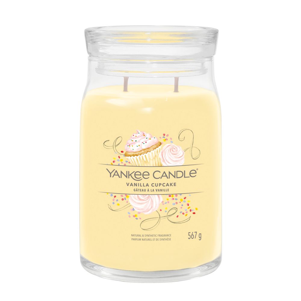 Yankee Candle® Signature didelė žvakė – Vanilla Cupcake
