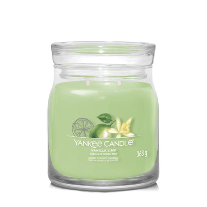 Yankee Candle® Signature vidutinė žvakė – Vanilla Lime