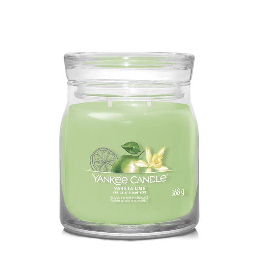 Yankee Candle® Signature vidutinė žvakė – Vanilla Lime