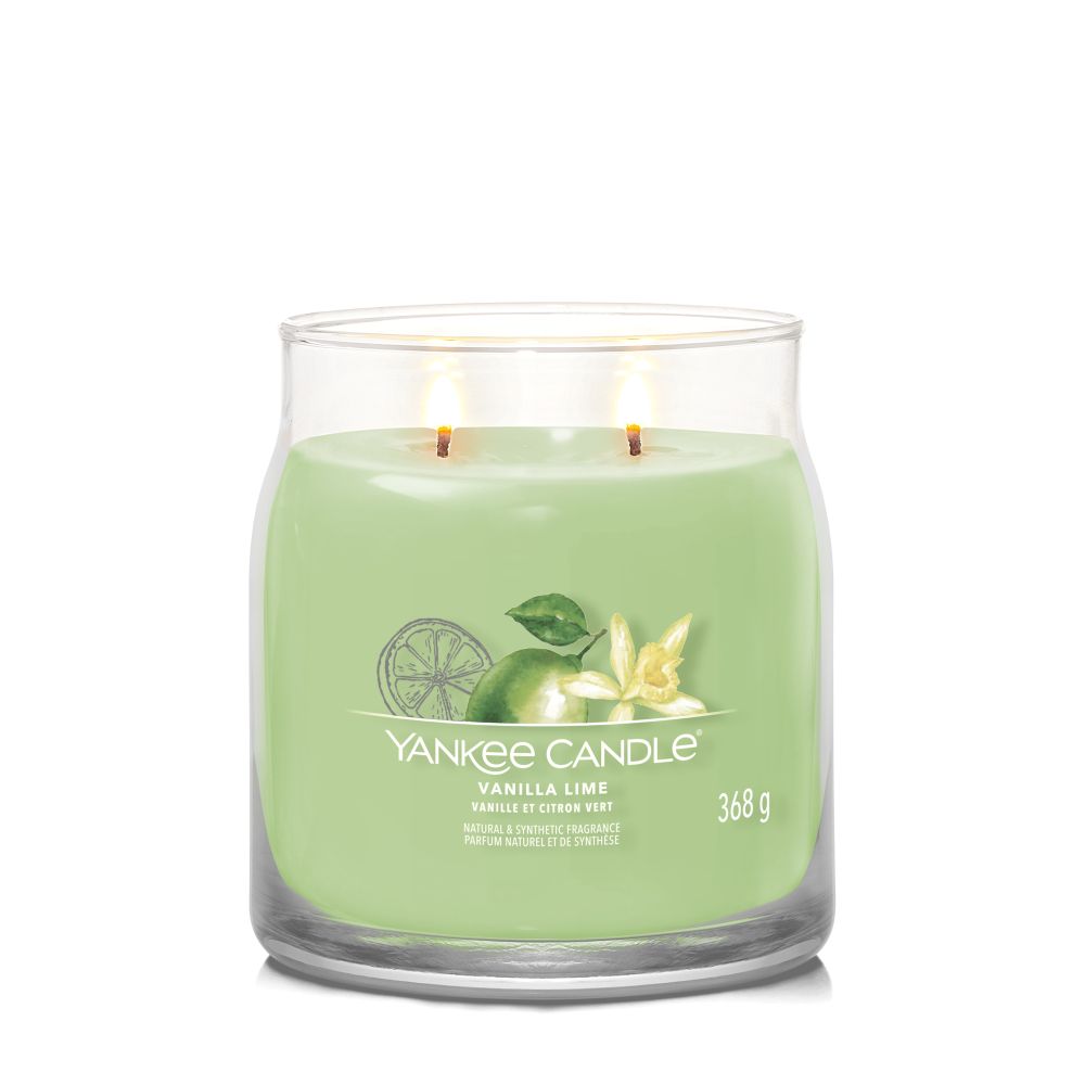 Yankee Candle® Signature vidutinė žvakė – Vanilla Lime