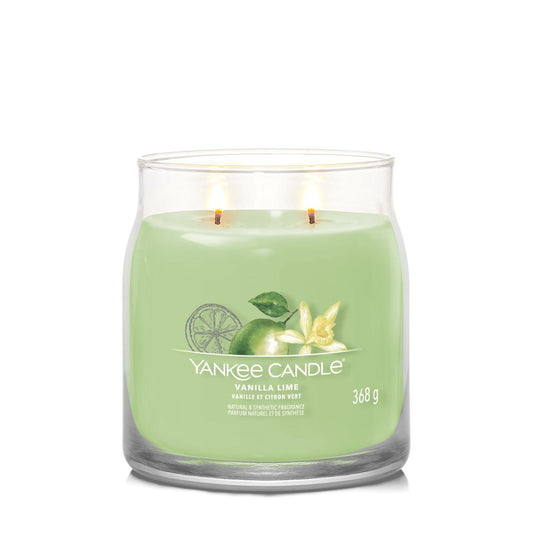 Yankee Candle® Signature vidutinė žvakė – Vanilla Lime