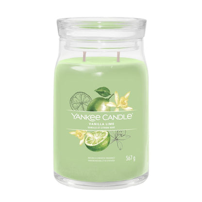 Yankee Candle® Signature didelė žvakė – Vanilla Lime