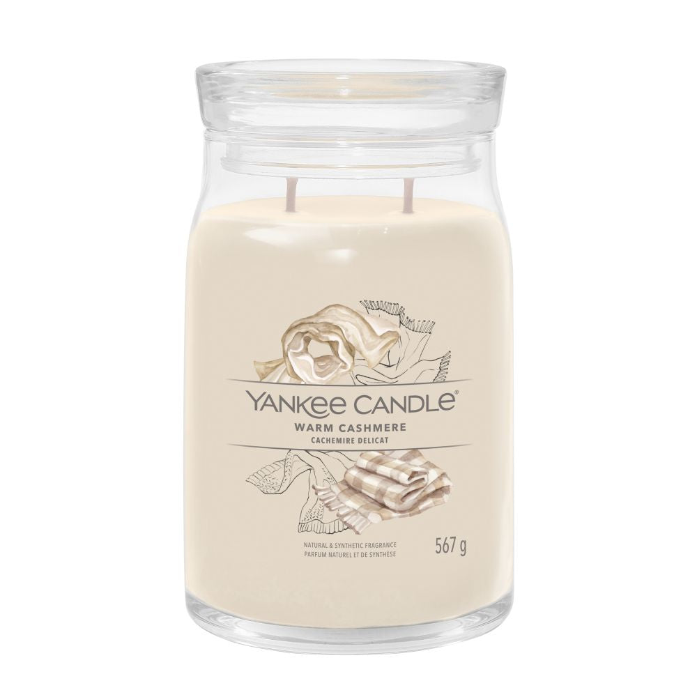 Yankee Candle® Signature didelė žvakė – Warm Cashmere