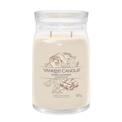 Yankee Candle® Signature didelė žvakė – Warm Cashmere