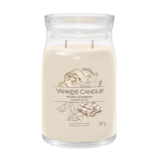 Yankee Candle® Signature didelė žvakė – Warm Cashmere