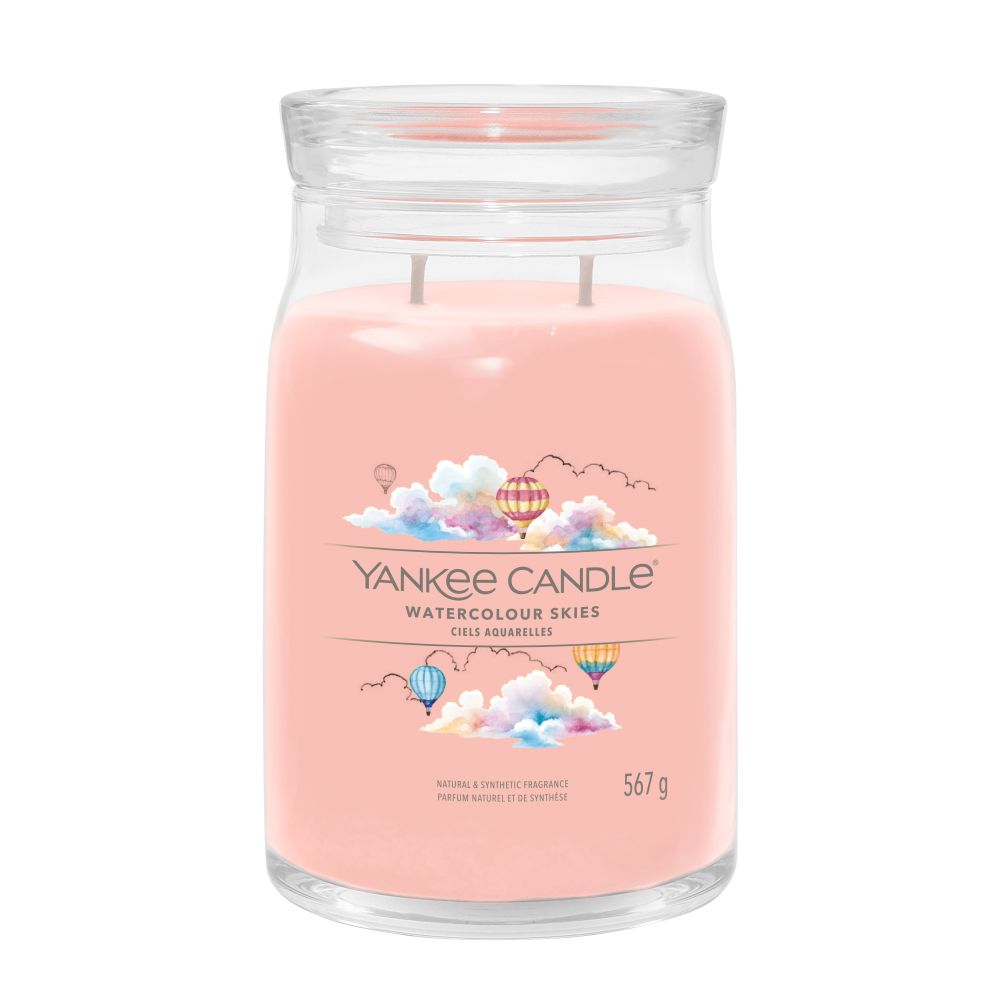 Yankee Candle® Signature didelė žvakė – Watercolour Skies