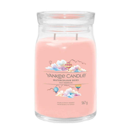 Yankee Candle® Signature didelė žvakė – Watercolour Skies