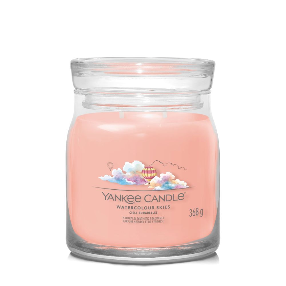 Yankee Candle® Signature vidutinė žvakė – Watercolour Skies