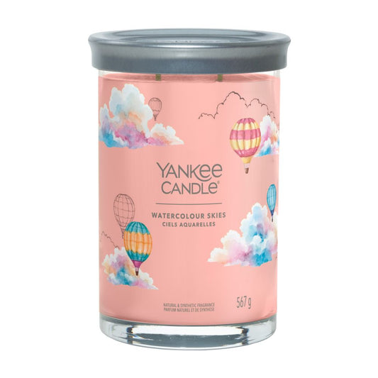 Yankee Candle® Signature Tumbler didelė žvakė – Watercolour Skies