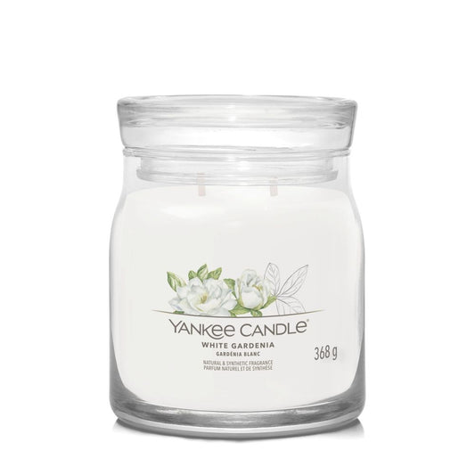 Yankee Candle® Signature vidutinė žvakė – White Gardenia