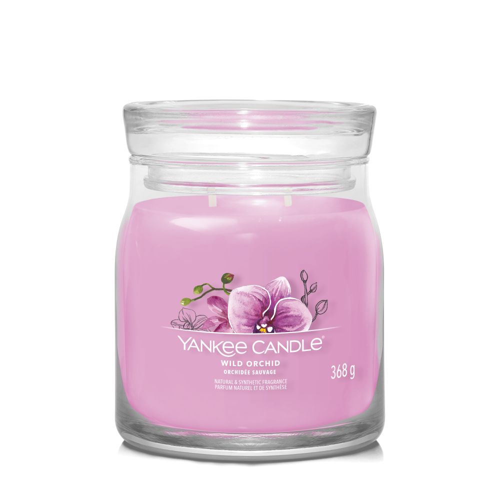 Yankee Candle® Signature vidutinė žvakė – Wild Orchid