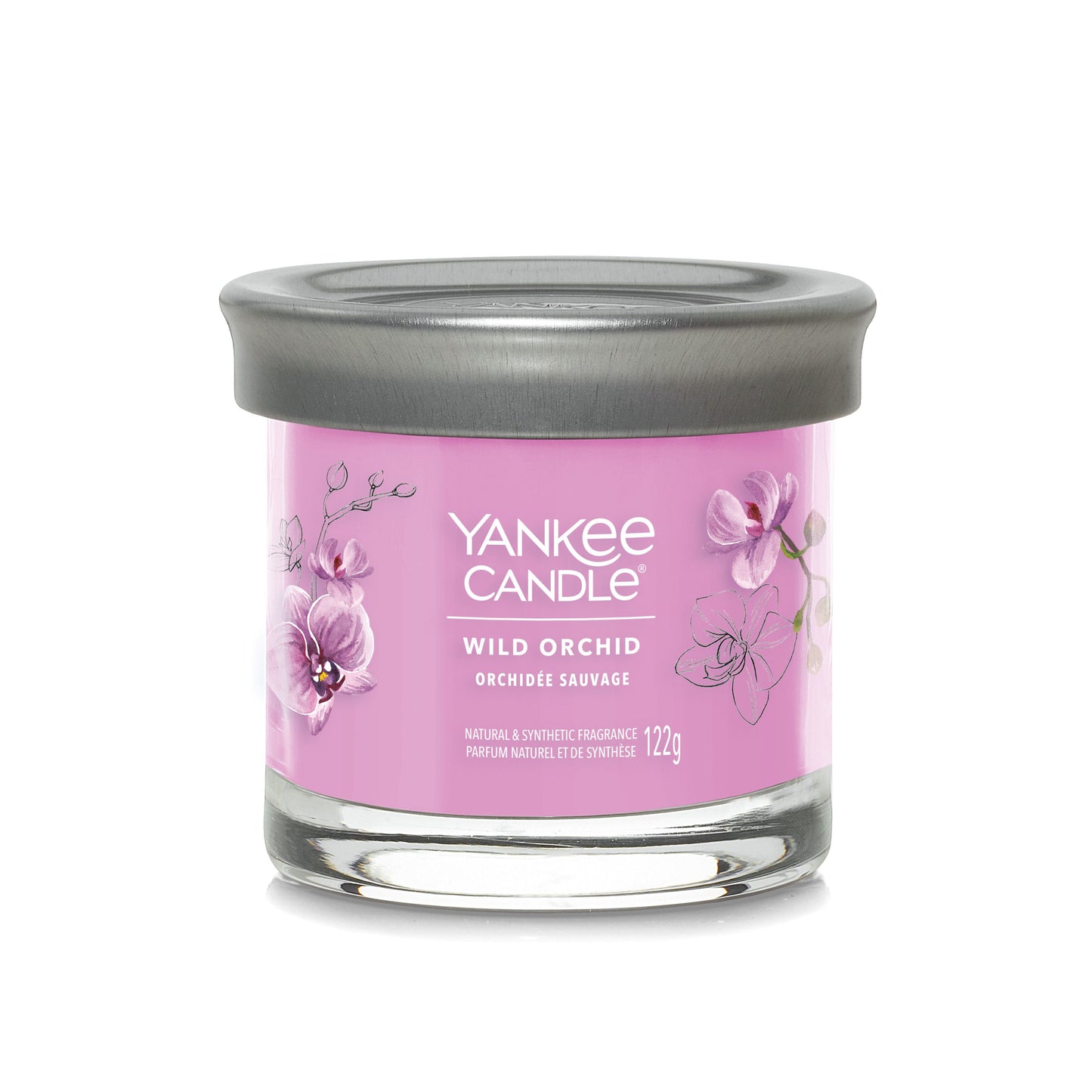 Yankee Candle Signature kolekcijos maža stiklinė žvakė – Wild Orchid