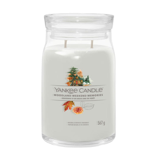 Yankee Candle® Signature didelė žvakė – Woodland Weekend Memories