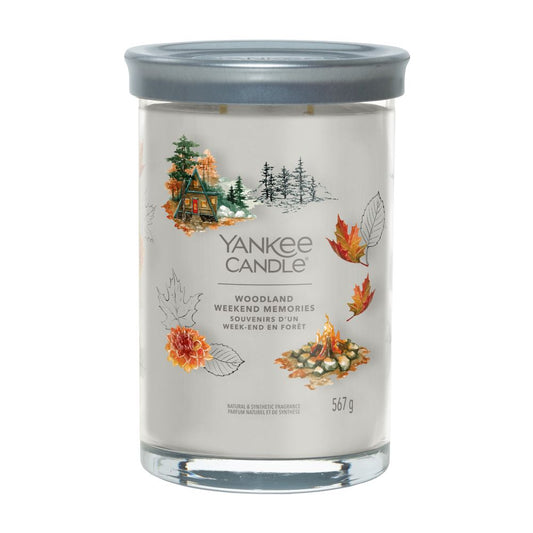 Yankee Candle® Signature Tumbler didelė žvakė – Woodland Weekend Memories