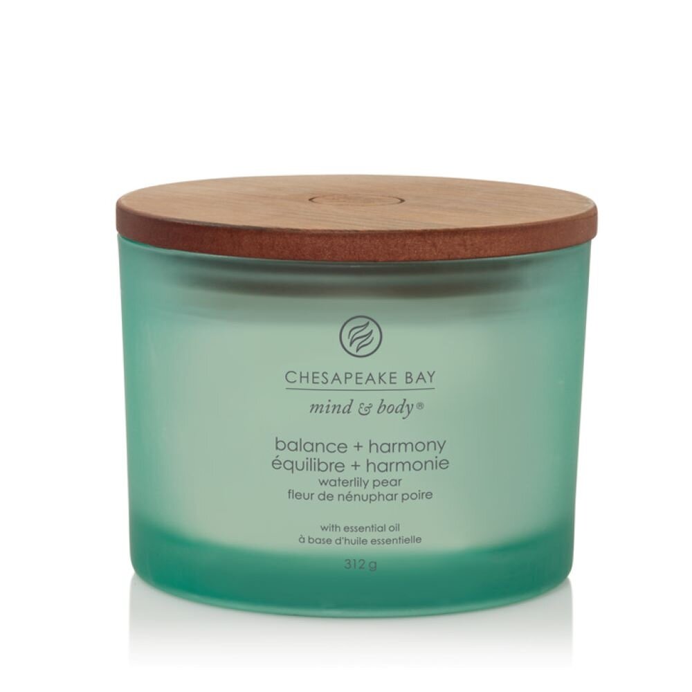 Chesapeake Bay Candle 3 dagčių žvakė – Balance & Harmony (Waterlily Pear)