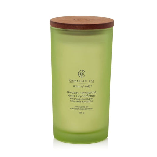 Chesapeake Bay Candle didelė žvakė – Awaken & Invigorate (Lemongrass Eucalyptus)