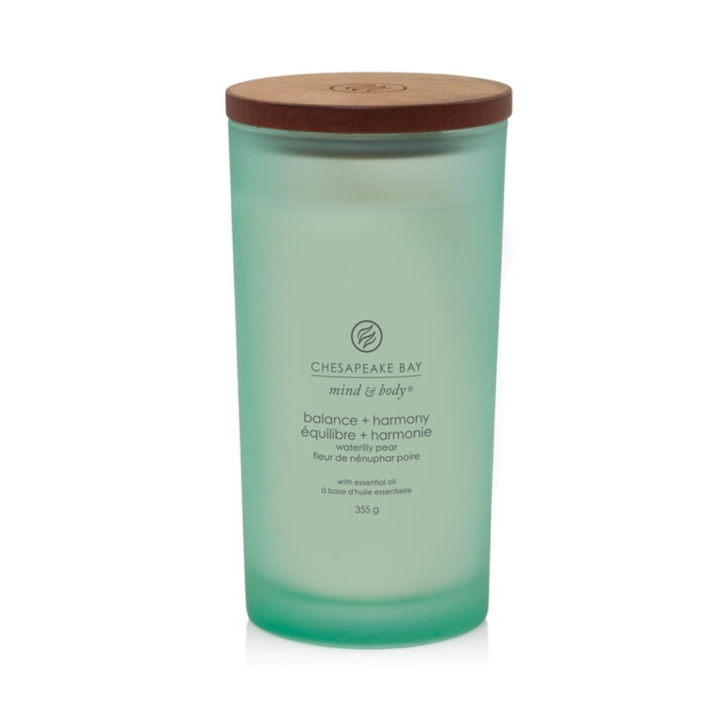 Chesapeake Bay Candle didelė žvakė – Balance & Harmony (Waterlily Pear)