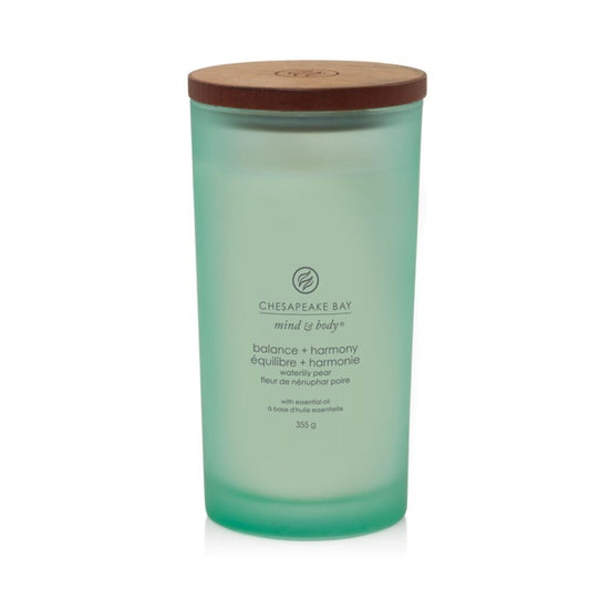 Chesapeake Bay Candle didelė žvakė – Balance & Harmony (Waterlily Pear)