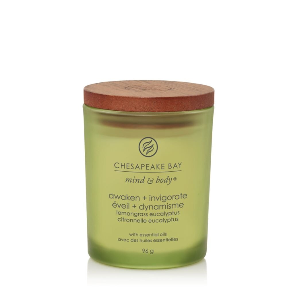 Chesapeake Bay Candle maža žvakė – Awaken & Invigorate (Lemongrass Eucalyptus)