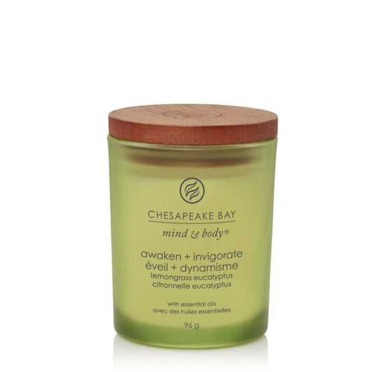 Chesapeake Bay Candle maža žvakė – Awaken & Invigorate (Lemongrass Eucalyptus)