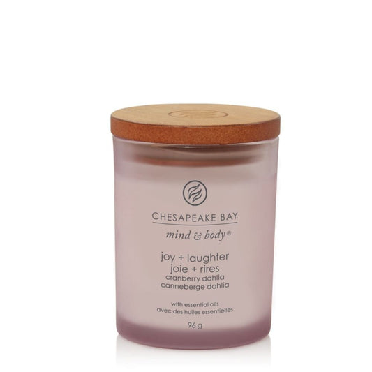 Chesapeake Bay Candle maža žvakė – Joy & Laughter (Cranberry Dahlia)