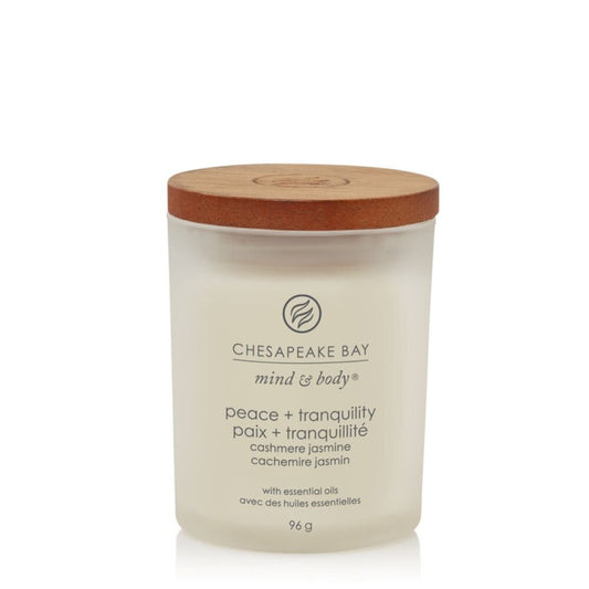 Chesapeake Bay Candle maža žvakė – Peace & Tranquility (Cashmere Jasmine)