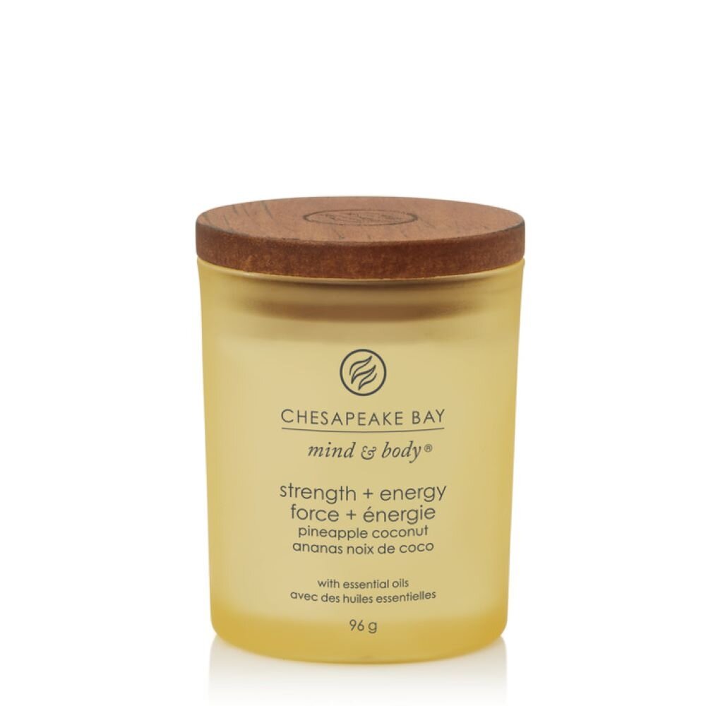 Chesapeake Bay Candle maža žvakė – Strength & Energy (Pineapple Coconut)