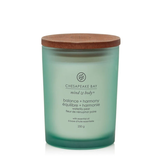 Chesapeake Bay Candle vidutinė žvakė – Balance & Harmony (Waterlily Pear)