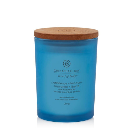 Chesapeake Bay Candle vidutinė žvakė – Confidence & Freedom (Oak Moss Amber)
