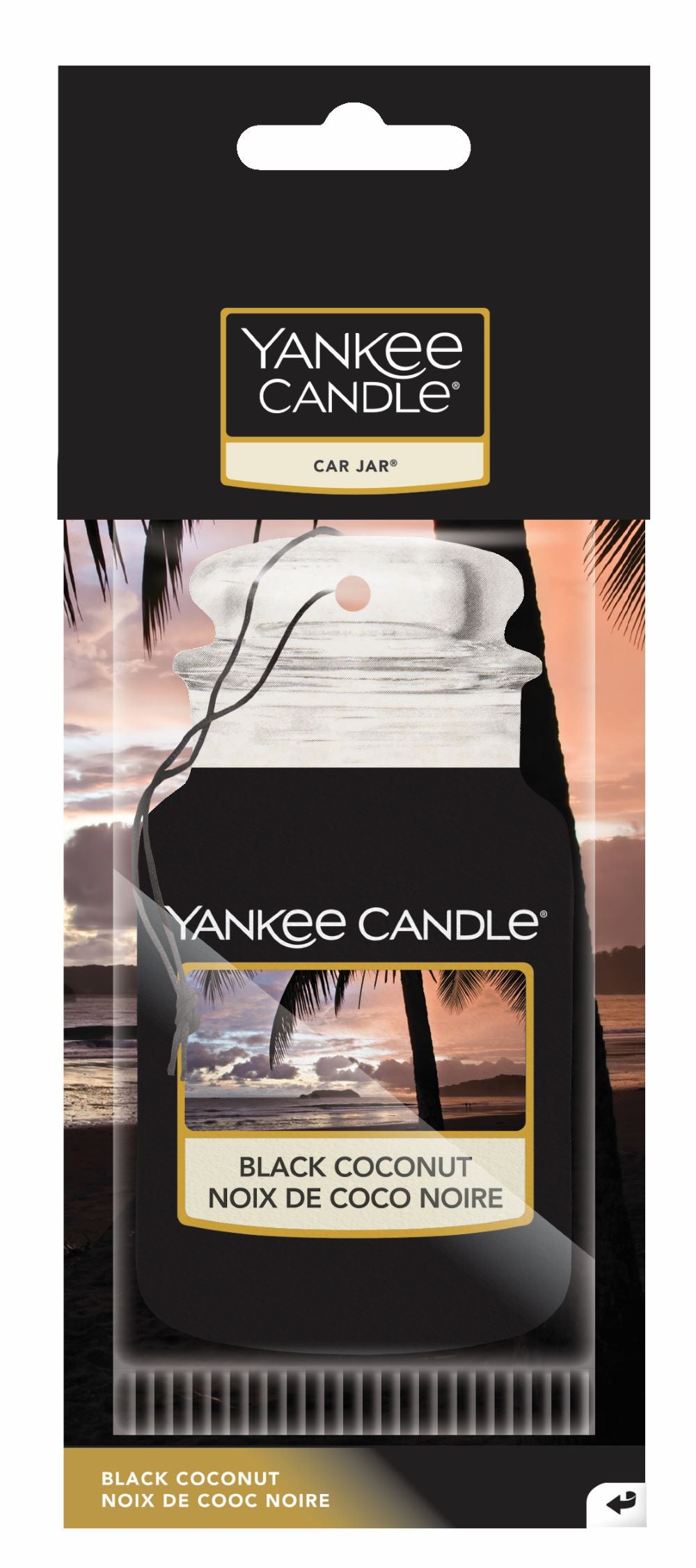 Yankee Candle aromatinis automobilio kvapas - Black Coconut