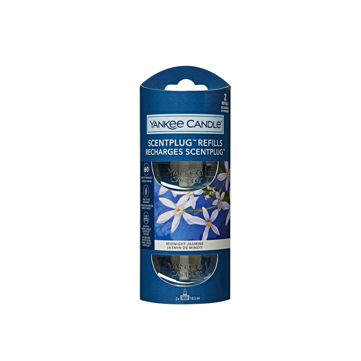 Yankee Candle Kvapų papildymas ScentPlug prietaisui – Midnight Jasmine (2vnt)
