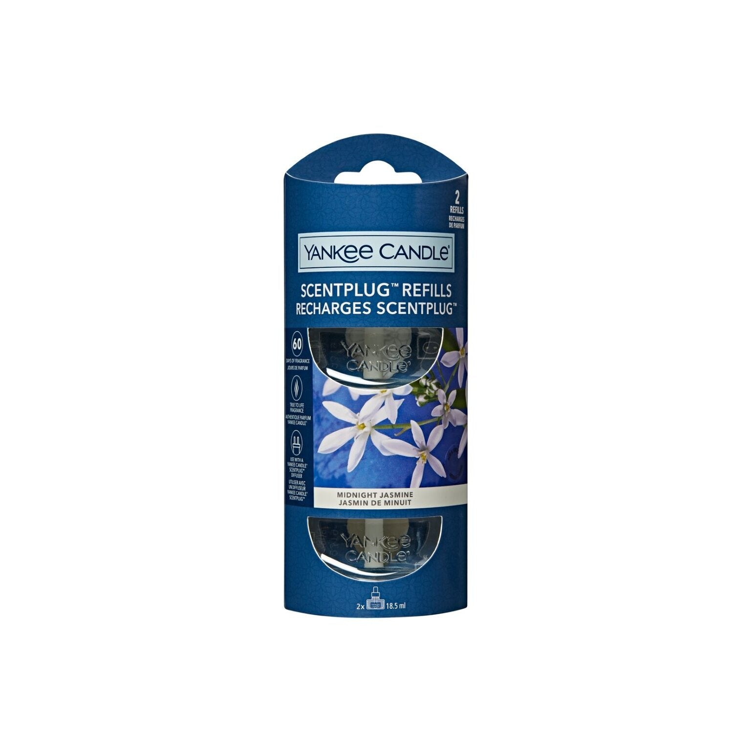 Yankee Candle Kvapų papildymas ScentPlug prietaisui – Midnight Jasmine (2vnt)