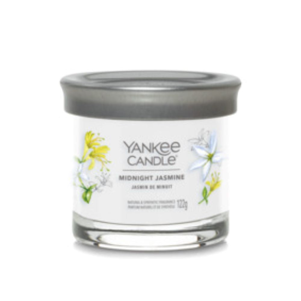 Yankee Candle Signature kolekcijos maža stiklinė žvakė – Midnight Jasmine